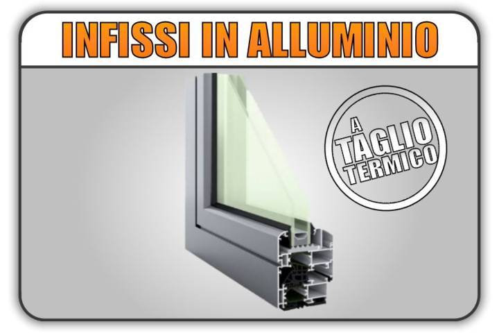 serramenti infissi alluminio taglio termico como finestre